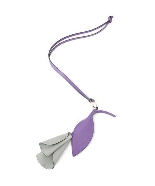 ROPE' / ロペ キーホルダー・ストラップ | 【teau・牛革】panier pansy ring charm（キー/バッグチャーム・ネックレス） | 詳細2