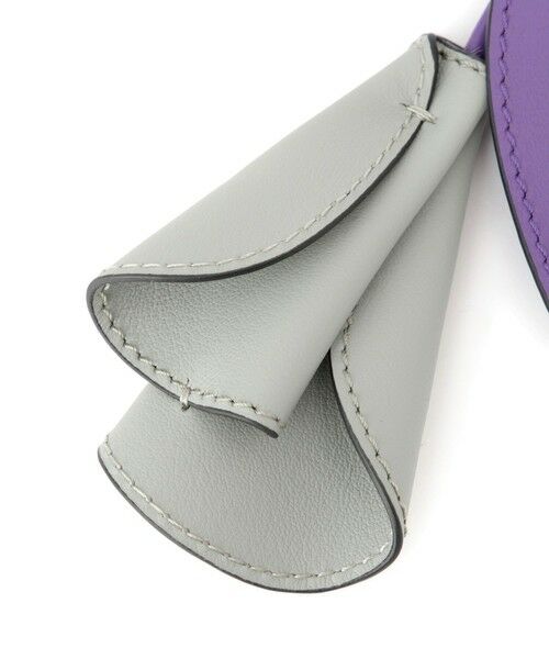 ROPE' / ロペ キーホルダー・ストラップ | 【teau・牛革】panier pansy ring charm（キー/バッグチャーム・ネックレス） | 詳細3