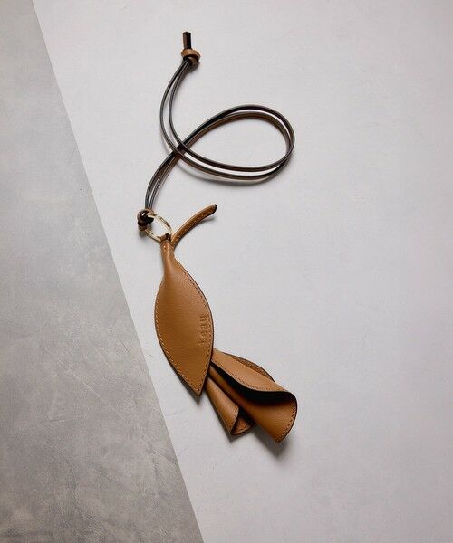 ROPE' / ロペ キーホルダー・ストラップ | 【teau・牛革】panier pansy ring charm（キー/バッグチャーム・ネックレス） | 詳細20