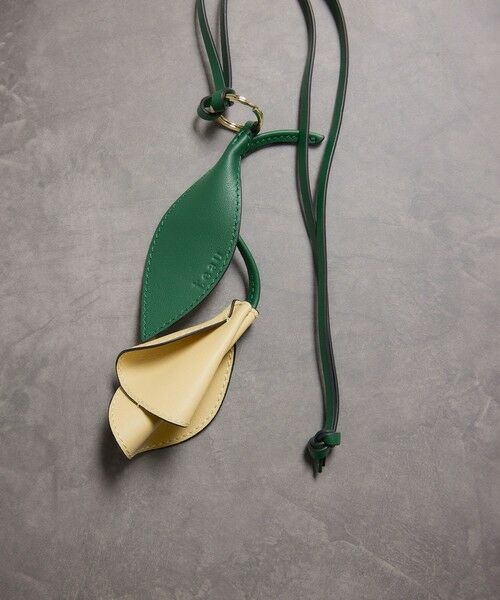 ROPE' / ロペ キーホルダー・ストラップ | 【teau・牛革】panier pansy ring charm（キー/バッグチャーム・ネックレス） | 詳細24