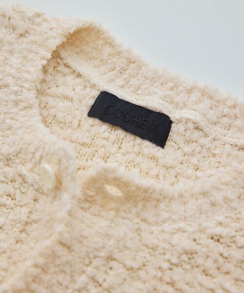 ROPE' / ロペ カーディガン・ボレロ | 【COOHEM(コーヘン)】 COTTON FANCY YARN KNIT CARDIGAN | 詳細14