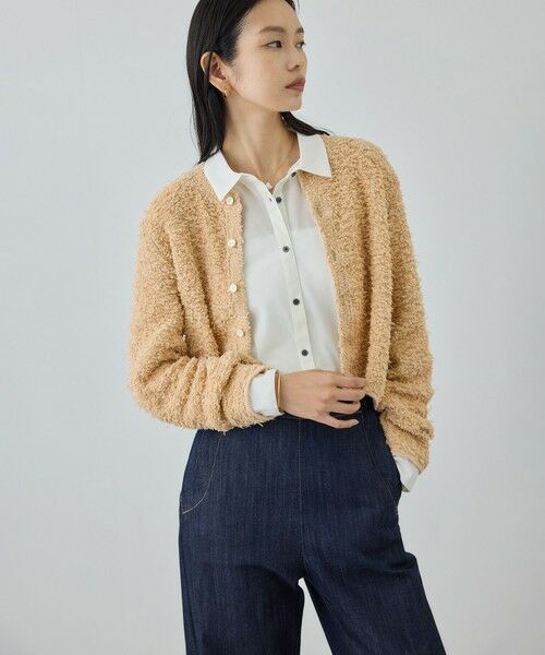 ROPE' / ロペ カーディガン・ボレロ | 【COOHEM(コーヘン)】 COTTON FANCY YARN KNIT CARDIGAN | 詳細4