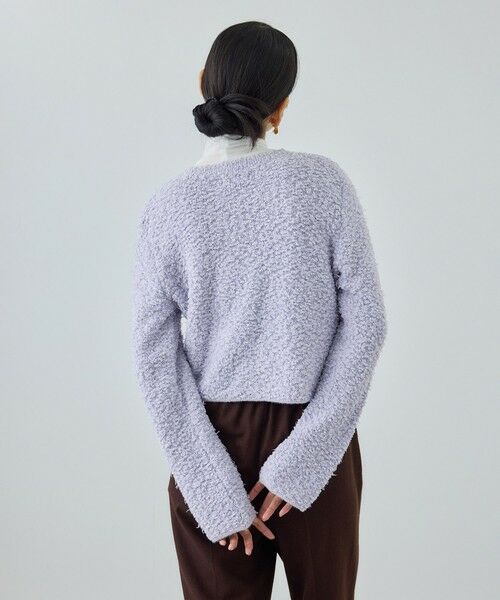 ROPE' / ロペ カーディガン・ボレロ | 【COOHEM(コーヘン)】 COTTON FANCY YARN KNIT CARDIGAN | 詳細6