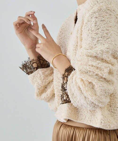 ROPE' / ロペ カーディガン・ボレロ | 【COOHEM(コーヘン)】 COTTON FANCY YARN KNIT CARDIGAN | 詳細9