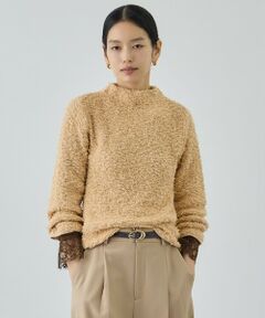 ROPE' / ロペ ニット・セーター | 【COOHEM(コーヘン)】COTTON FANCY YARN HIGH NECK KNIT
