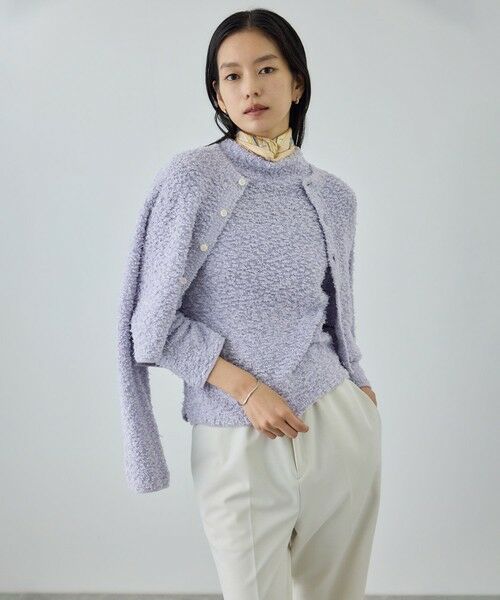 ROPE' / ロペ ニット・セーター | 【COOHEM(コーヘン)】COTTON FANCY YARN HIGH NECK KNIT | 詳細1