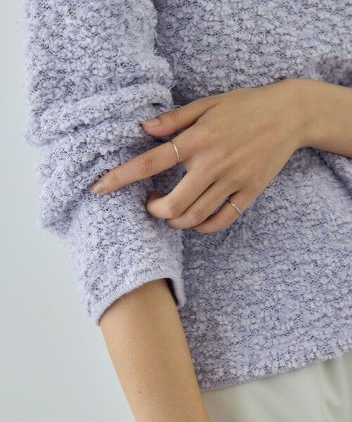 ROPE' / ロペ ニット・セーター | 【COOHEM(コーヘン)】COTTON FANCY YARN HIGH NECK KNIT | 詳細10