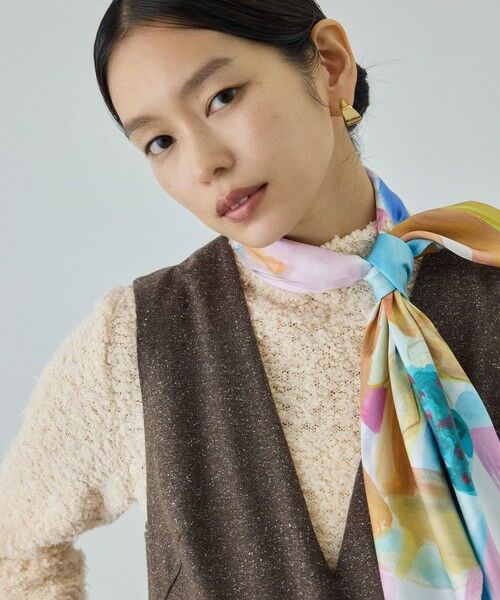 ROPE' / ロペ ニット・セーター | 【COOHEM(コーヘン)】COTTON FANCY YARN HIGH NECK KNIT | 詳細11