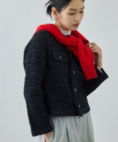 ROPE' / ロペ ノーカラージャケット | 【COOHEM(コーヘン)】BASIC TWEED VELVET JACKET