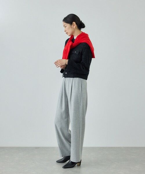 ROPE' / ロペ ノーカラージャケット | 【COOHEM(コーヘン)】BASIC TWEED VELVET JACKET | 詳細12