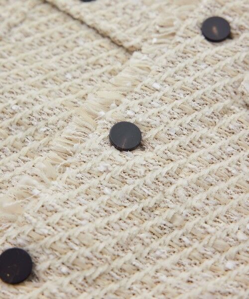 ROPE' / ロペ ノーカラージャケット | 【COOHEM(コーヘン)】BASIC TWEED VELVET JACKET | 詳細14