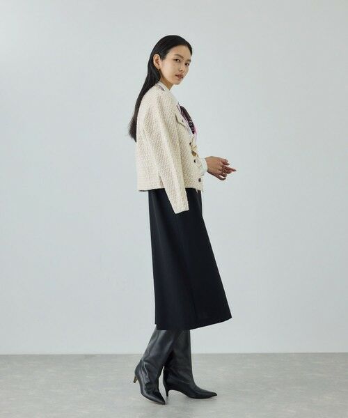 ROPE' / ロペ ノーカラージャケット | 【COOHEM(コーヘン)】BASIC TWEED VELVET JACKET | 詳細9