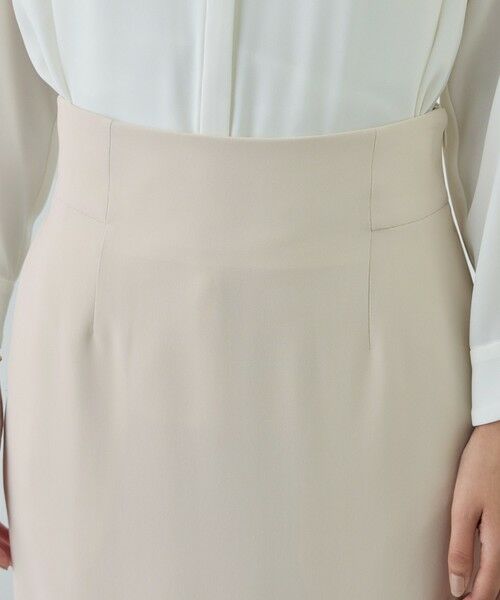 ROPE' / ロペ ミニ・ひざ丈スカート | トリアセダブルクロス ハイウエストタイトスカート/イージーケア・セットアップ対応・26SS | 詳細11