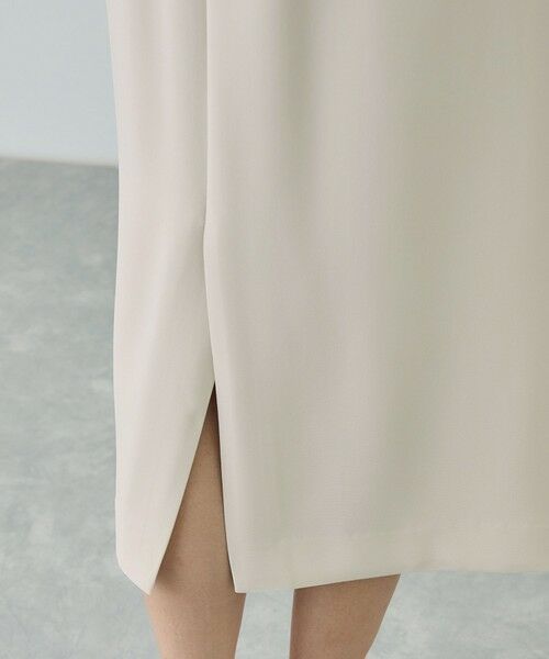 ROPE' / ロペ ミニ・ひざ丈スカート | トリアセダブルクロス ハイウエストタイトスカート/イージーケア・セットアップ対応・26SS | 詳細14