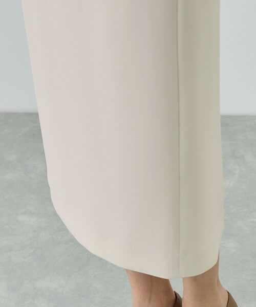 ROPE' / ロペ ミニ・ひざ丈スカート | トリアセダブルクロス ハイウエストタイトスカート/イージーケア・セットアップ対応・26SS | 詳細15
