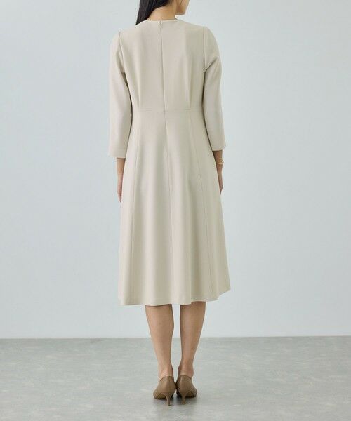 ROPE' / ロペ ロング・マキシ丈ワンピース | トリアセダブルクロス セミフレアーワンピース/イージーケア・セットアップ対応・26SS | 詳細12