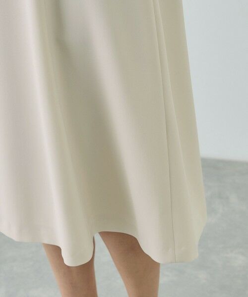 ROPE' / ロペ ロング・マキシ丈ワンピース | トリアセダブルクロス セミフレアーワンピース/イージーケア・セットアップ対応・26SS | 詳細17