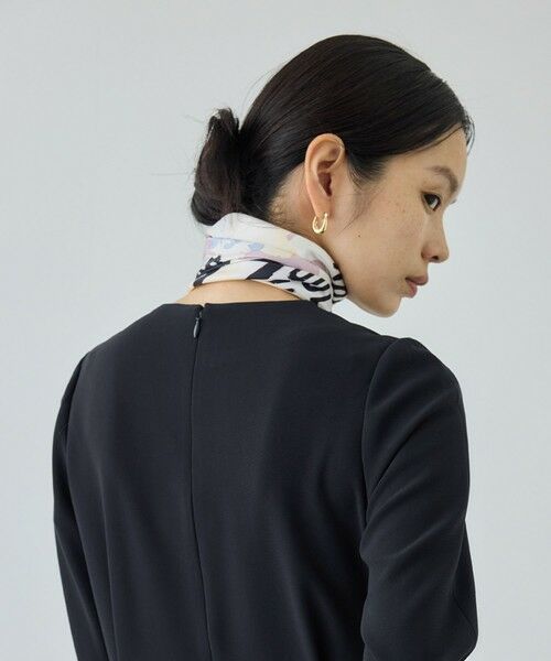 ROPE' / ロペ ロング・マキシ丈ワンピース | トリアセダブルクロス セミフレアーワンピース/イージーケア・セットアップ対応・26SS | 詳細21