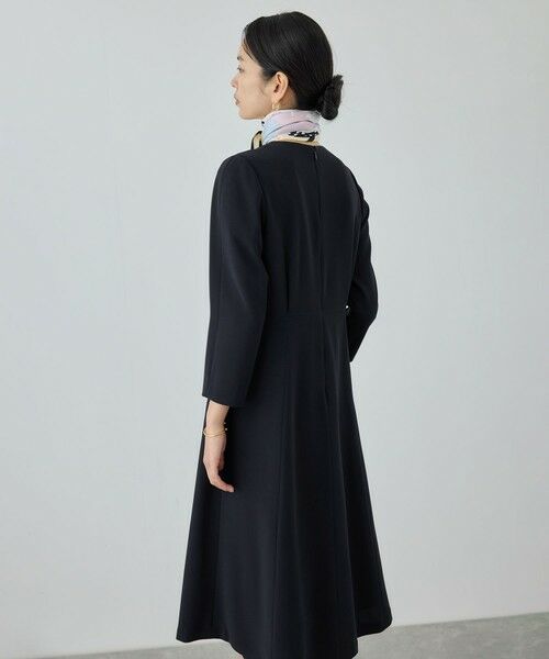 ROPE' / ロペ ロング・マキシ丈ワンピース | トリアセダブルクロス セミフレアーワンピース/イージーケア・セットアップ対応・26SS | 詳細24