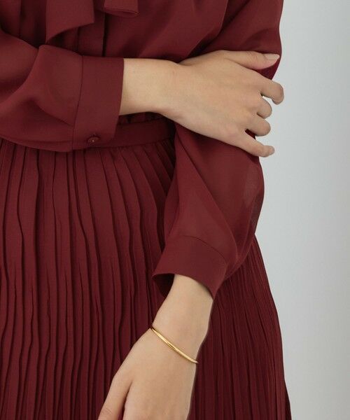 ROPE' / ロペ ロング・マキシ丈ワンピース | ジョーゼットシフォンプリーツワンピース/26SS | 詳細10