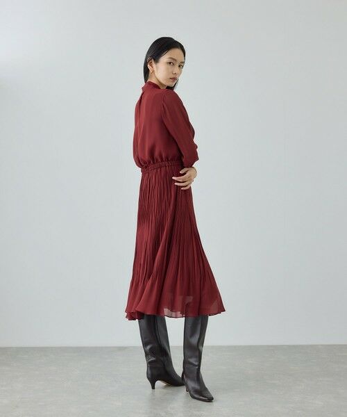 ROPE' / ロペ ロング・マキシ丈ワンピース | ジョーゼットシフォンプリーツワンピース/26SS | 詳細13