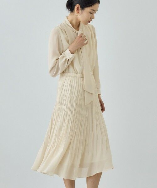 ROPE' / ロペ ロング・マキシ丈ワンピース | ジョーゼットシフォンプリーツワンピース/26SS | 詳細2