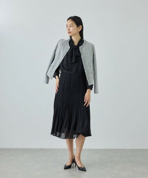 ROPE' / ロペ ロング・マキシ丈ワンピース | ジョーゼットシフォンプリーツワンピース/26SS | 詳細6