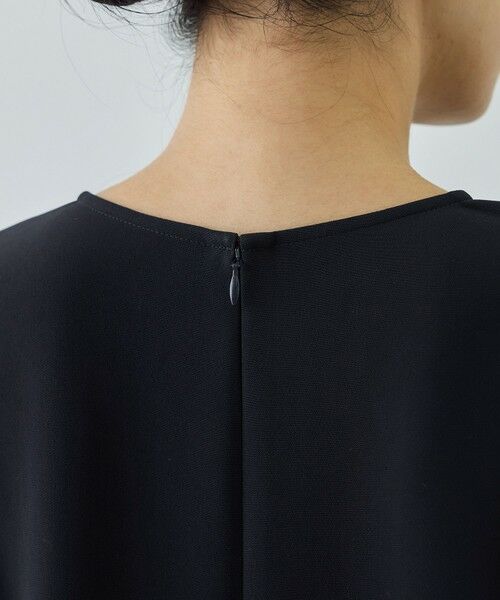 ROPE' / ロペ シャツ・ブラウス | トリアセダブルクロス ペプラムブラウス/イージーケア・セットアップ対応・26SS | 詳細10