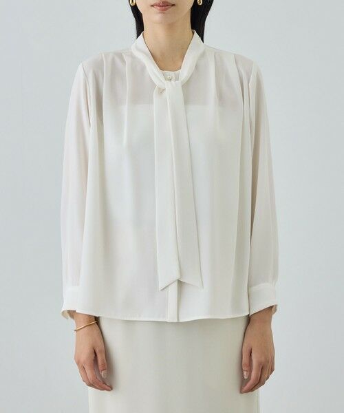 ROPE' / ロペ シャツ・ブラウス | ボウタイブラウス/イージーケア・26SS | 詳細11