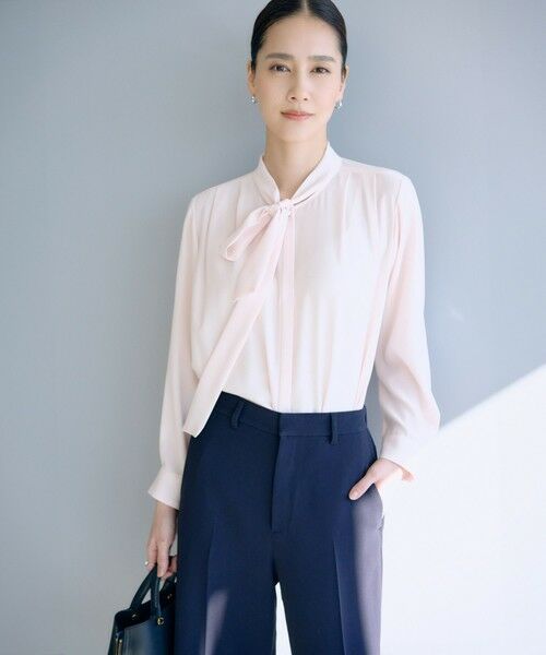 ROPE' / ロペ シャツ・ブラウス | ボウタイブラウス/イージーケア・26SS | 詳細25