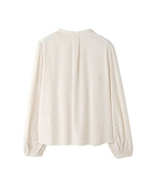 ROPE' / ロペ シャツ・ブラウス | カットジャガードフリルブラウス/イージーケア | 詳細1