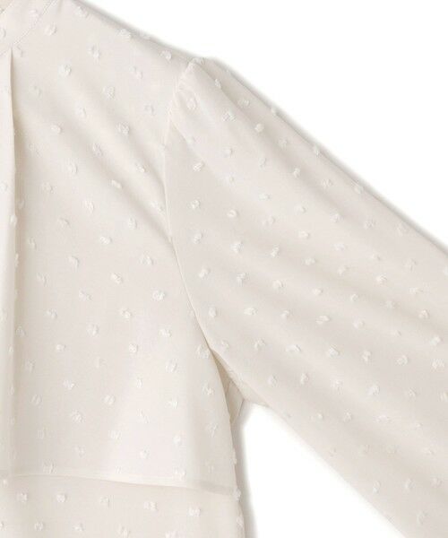 ROPE' / ロペ シャツ・ブラウス | カットジャガードフリルブラウス/イージーケア | 詳細3