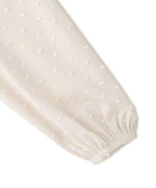 ROPE' / ロペ シャツ・ブラウス | カットジャガードフリルブラウス/イージーケア | 詳細4