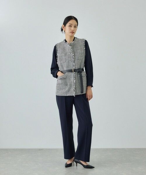 ROPE' / ロペ ベスト | ミックスツイードジレベスト/26SS | 詳細1