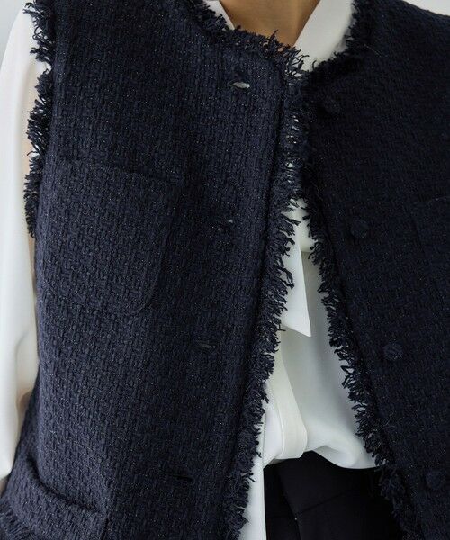 ROPE' / ロペ ベスト | ミックスツイードジレベスト/26SS | 詳細11