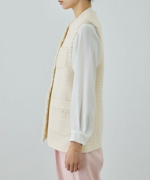 ROPE' / ロペ ベスト | ミックスツイードジレベスト/26SS | 詳細17