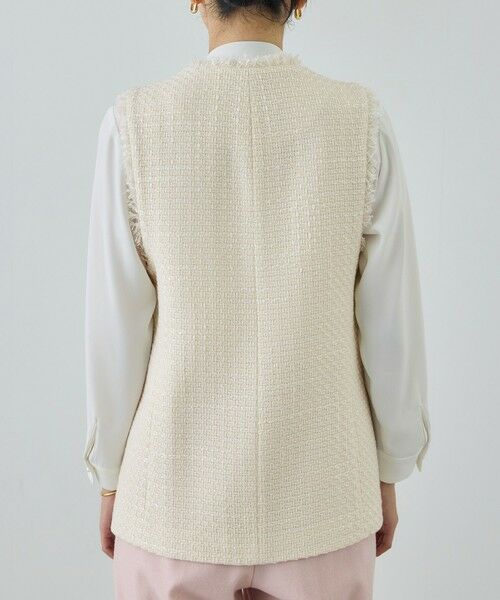 ROPE' / ロペ ベスト | ミックスツイードジレベスト/26SS | 詳細18