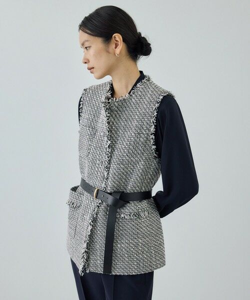 ROPE' / ロペ ベスト | ミックスツイードジレベスト/26SS | 詳細2