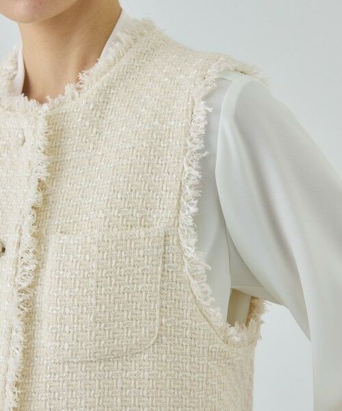 ROPE' / ロペ ベスト | ミックスツイードジレベスト/26SS | 詳細20