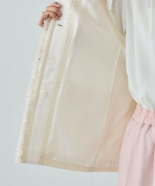 ROPE' / ロペ ベスト | ミックスツイードジレベスト/26SS | 詳細29