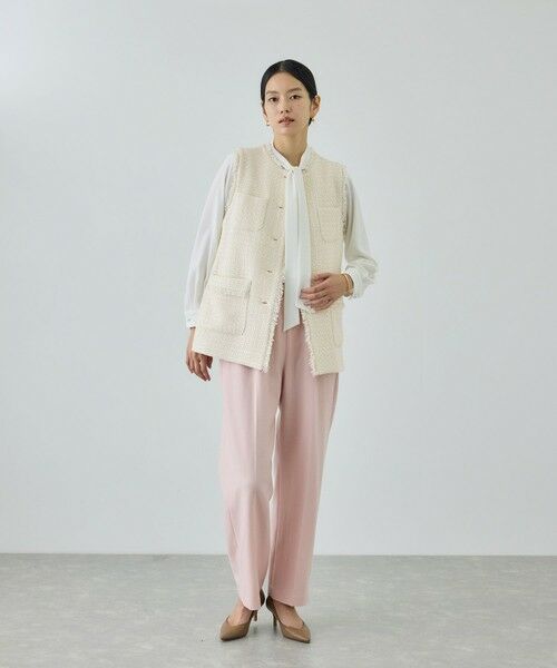 ROPE' / ロペ ベスト | ミックスツイードジレベスト/26SS | 詳細7