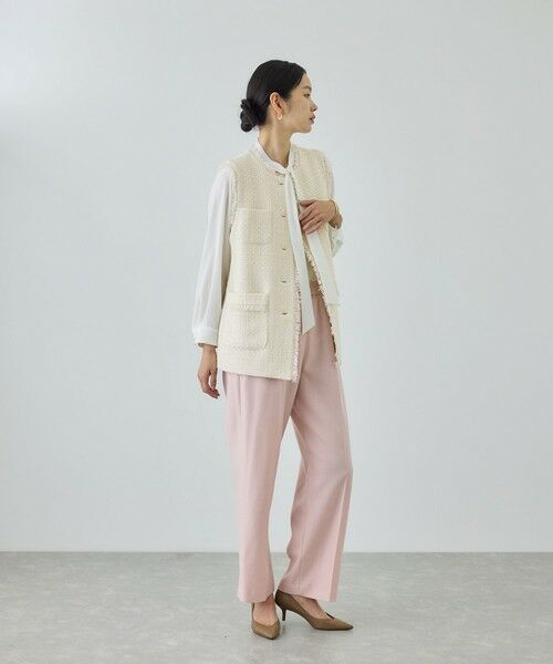 ROPE' / ロペ ベスト | ミックスツイードジレベスト/26SS | 詳細8