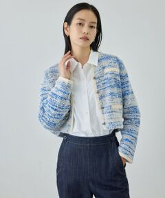 ROPE' / ロペ カーディガン・ボレロ | ツイードニットショート丈カーディガン/イージーケア
