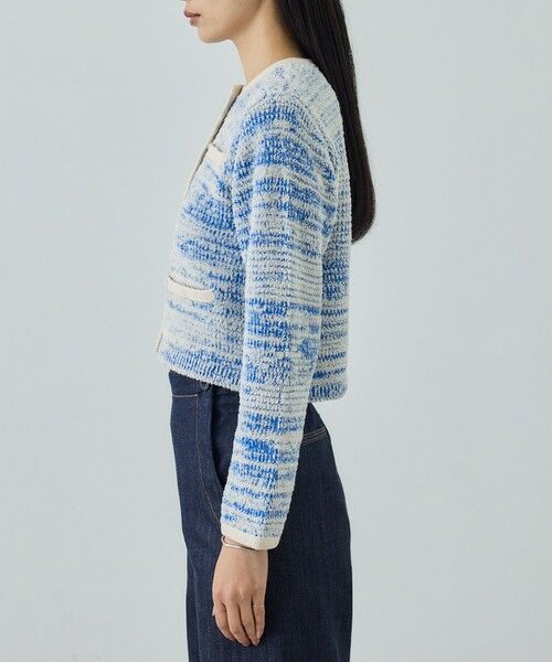 ROPE' / ロペ カーディガン・ボレロ | ツイードニットショート丈カーディガン/イージーケア | 詳細11