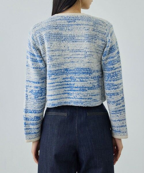 ROPE' / ロペ カーディガン・ボレロ | ツイードニットショート丈カーディガン/イージーケア | 詳細12