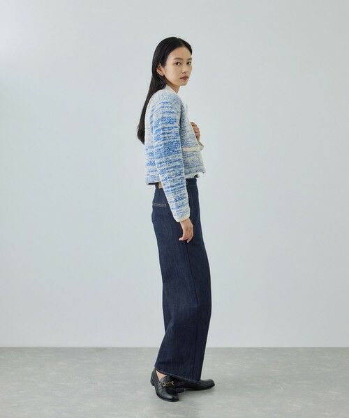 ROPE' / ロペ カーディガン・ボレロ | ツイードニットショート丈カーディガン/イージーケア | 詳細3