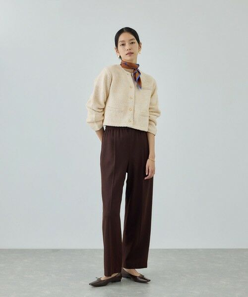 ROPE' / ロペ カーディガン・ボレロ | ツイードニットショート丈カーディガン/イージーケア | 詳細6