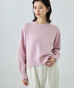 ROPE' / ロペ ニット・セーター | スーパーファインメリノウールスパンコールニット