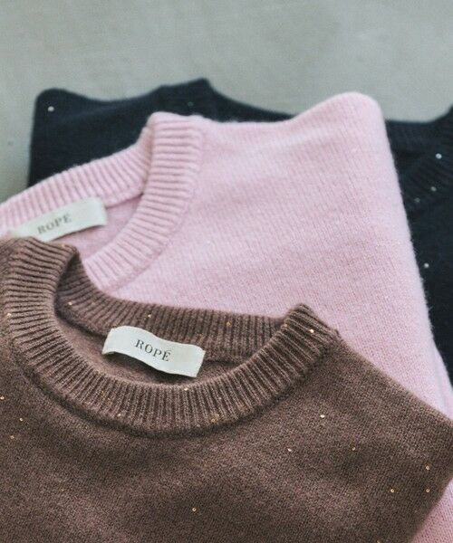 ROPE' / ロペ ニット・セーター | スーパーファインメリノウールスパンコールニット | 詳細1