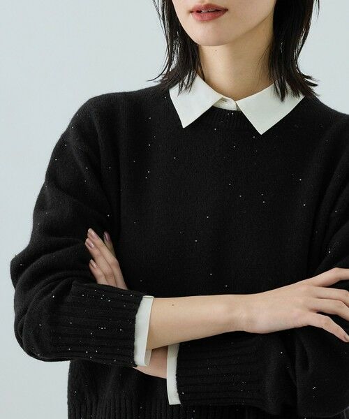 ROPE' / ロペ ニット・セーター | スーパーファインメリノウールスパンコールニット | 詳細10